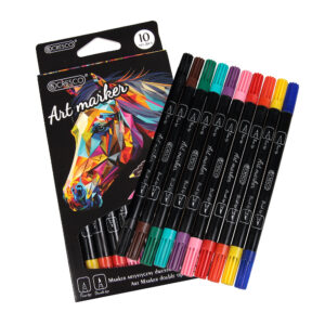 Markery Artystyczne Art. Marker 10 szt. – Dwustronne Brush + Fine