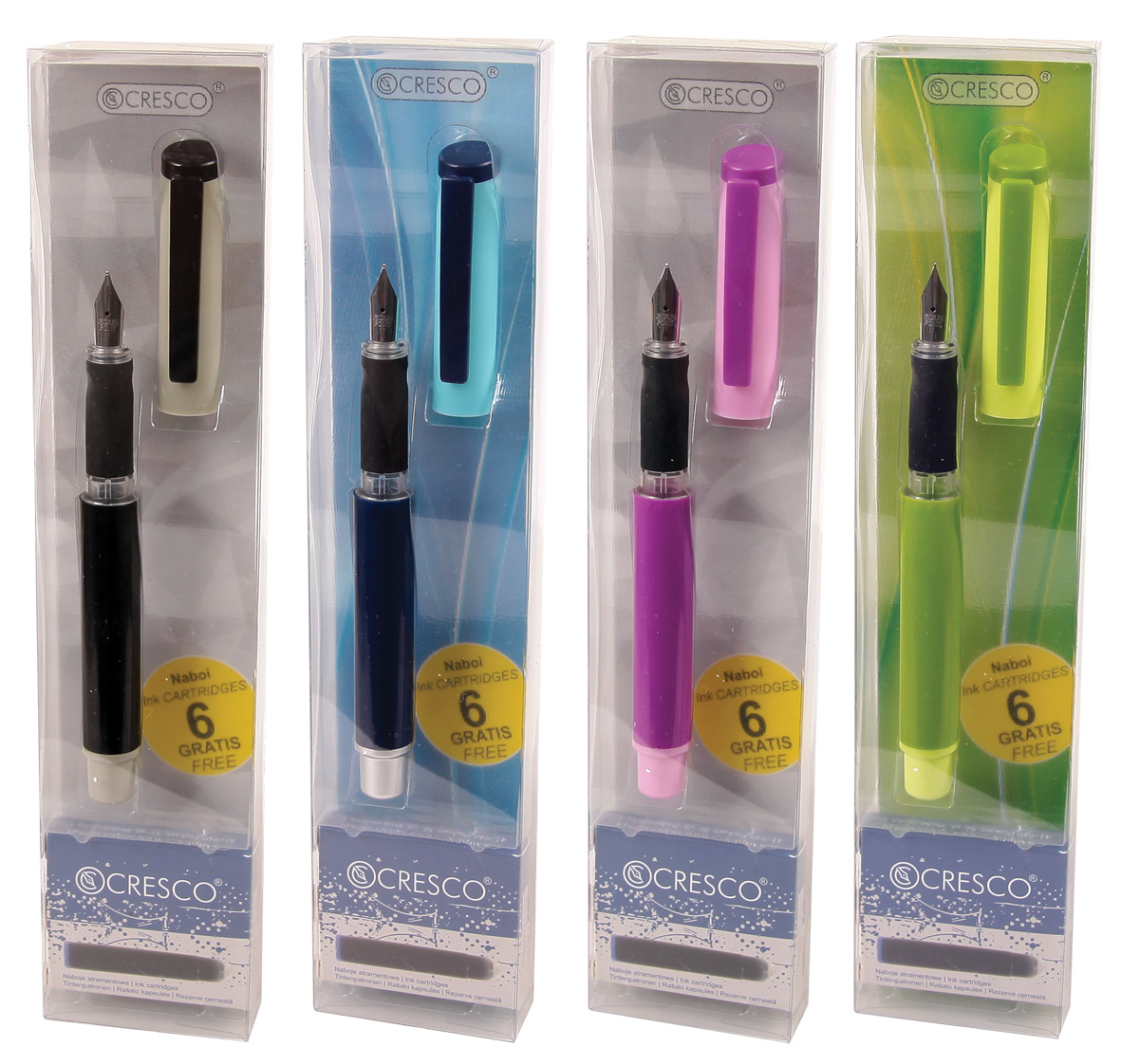 Pióro wieczne GoPen - COLOR + 6 naboi