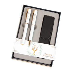 ZESTAW KOMUNIJNY  P+D CLASSIC w etui prezentowym ES - NADRUK IHS