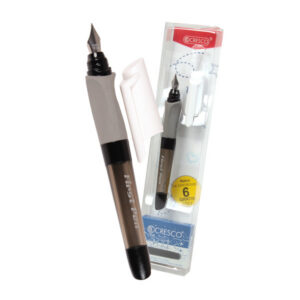 Pióro wieczne CRESCO First Pen + 6 naboi – do NAUKI pisania - Czarne