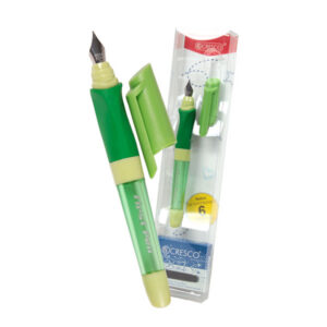 Pióro wieczne CRESCO First Pen + 6 naboi – do NAUKI pisania - Zielony