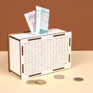 Skarbonka do wykreślania 5000zł