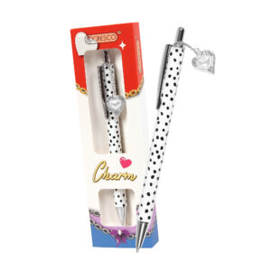 Długopis CHARM w etui GB - SERCE białe