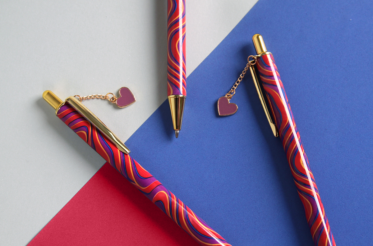 Długopis CHARM w etui GB - SERCE czerwone - obrazek 6