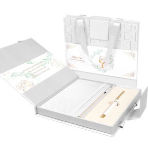 Pióro wieczne+ Notes IDEAL w etui Premium – biały