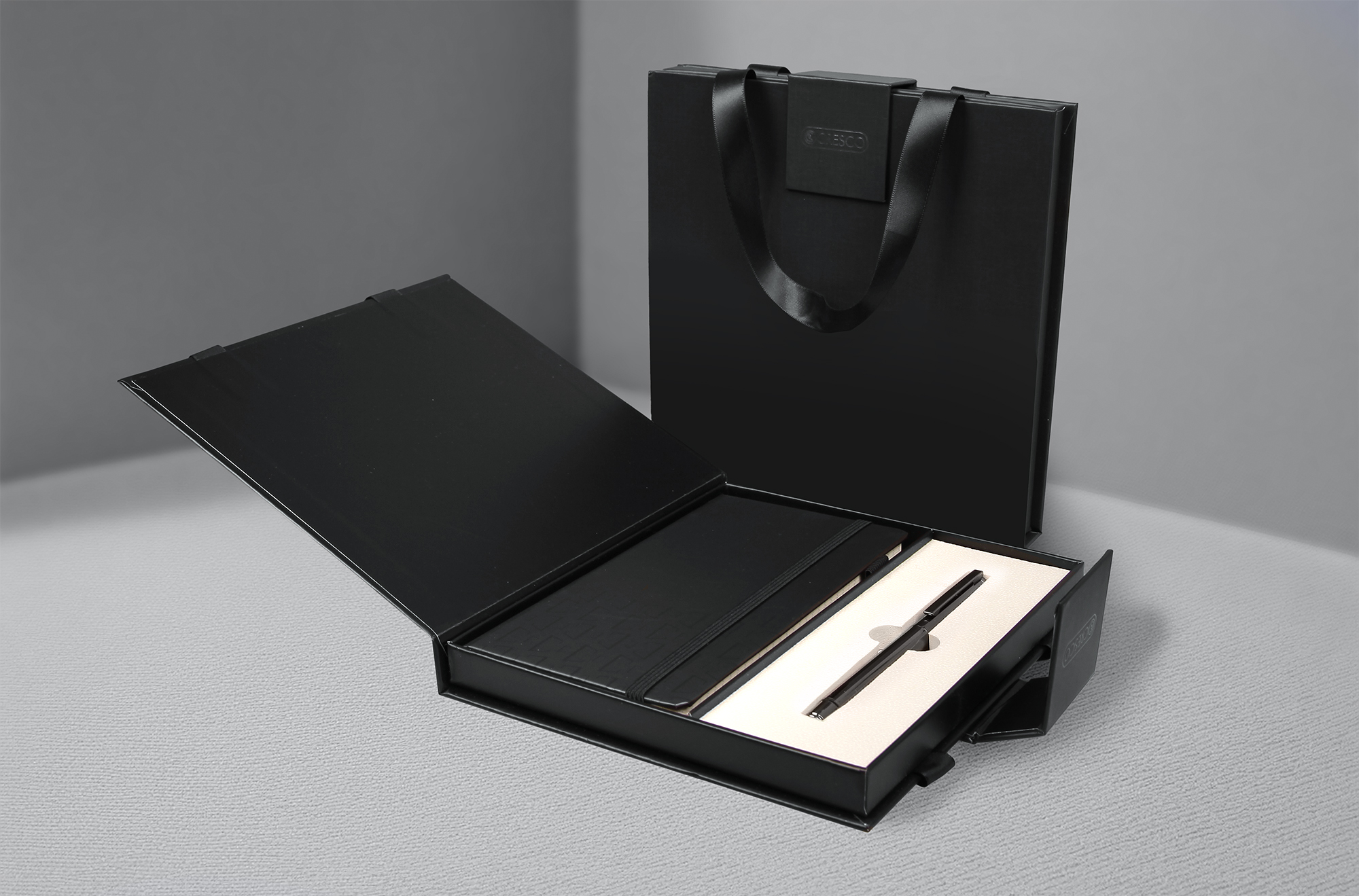 Pióro wieczne+ Notes IDEAL w etui Premium – grafit